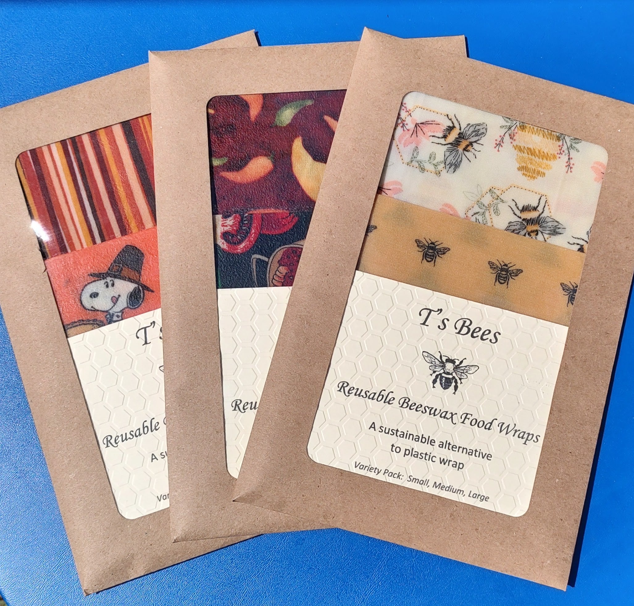 Reusable Beeswax Food Wraps